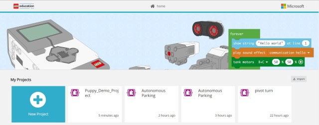 First Experience of Using Microsoft MakeCode to program LEGO MindStorms ...